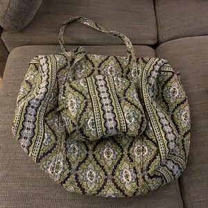 Vera Bradley Duffle Bag and Cosmetic Bag